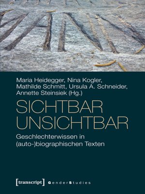 cover image of sichtbar unsichtbar